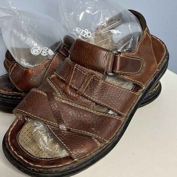 Fisherman Sandals Brown Leather Sz 11 Men’s - Picture 2 of 8